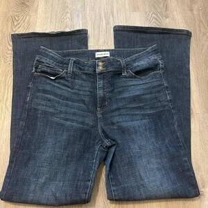 Studio blue dark wash flare jeans